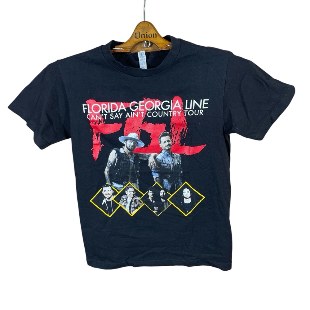 Florida Georgia Line Tour Mens/ Unisex Band Double Sided Graphic T-Shirt Size S